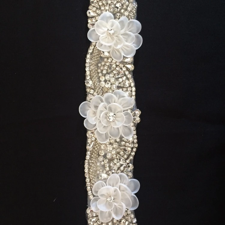 wuku flower handmake sash belt trims for 2016