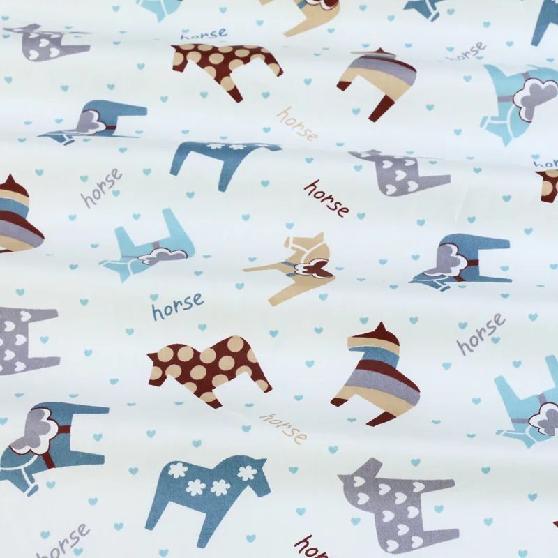 Лидер продаж 2021, 40*40 133*72, 100% хлопок, поплин, ткань с мультяшным принтом для детской одежды