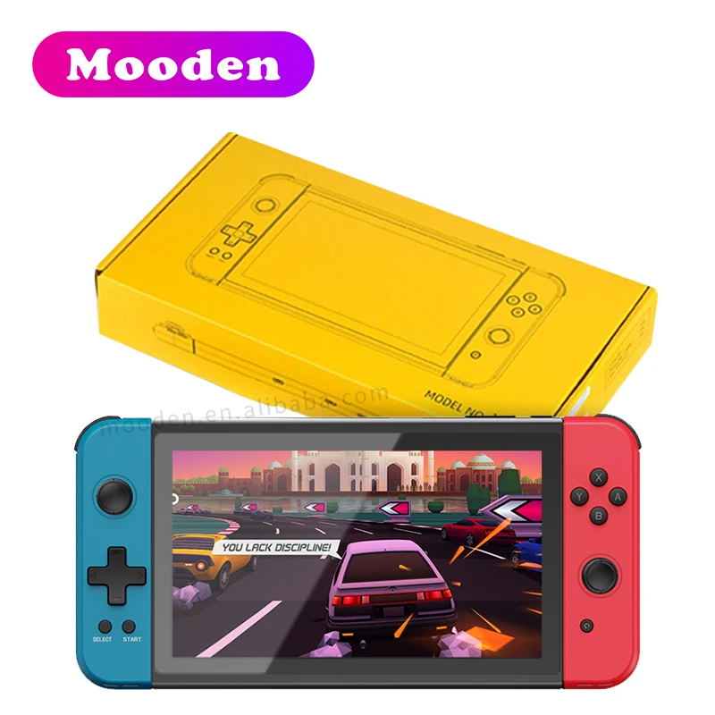 L X70 портативная игровая приставка 7 дюймов сенсорный экран 64bit Ретро портативная игровая консоль HD ТВ-выход видео Игровая приставка для PS1