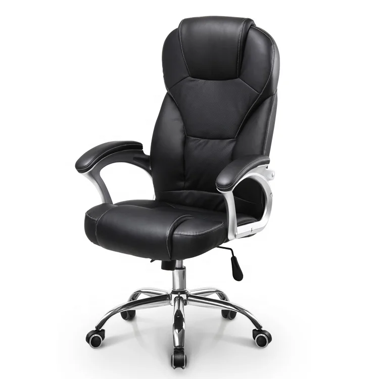 executive office chairs genuine back boss modern arm office boss leather chair