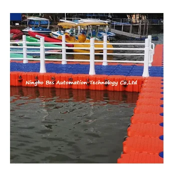 High Quality HDPE Fishing Floating Platform Jet Ski Floating Dock Modular Pontoon Plastic Dock Floats for sale
