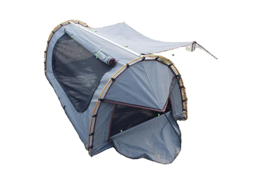 One Stop Service Canvas 2 person swag tent folding tents swag privacy camping toilet