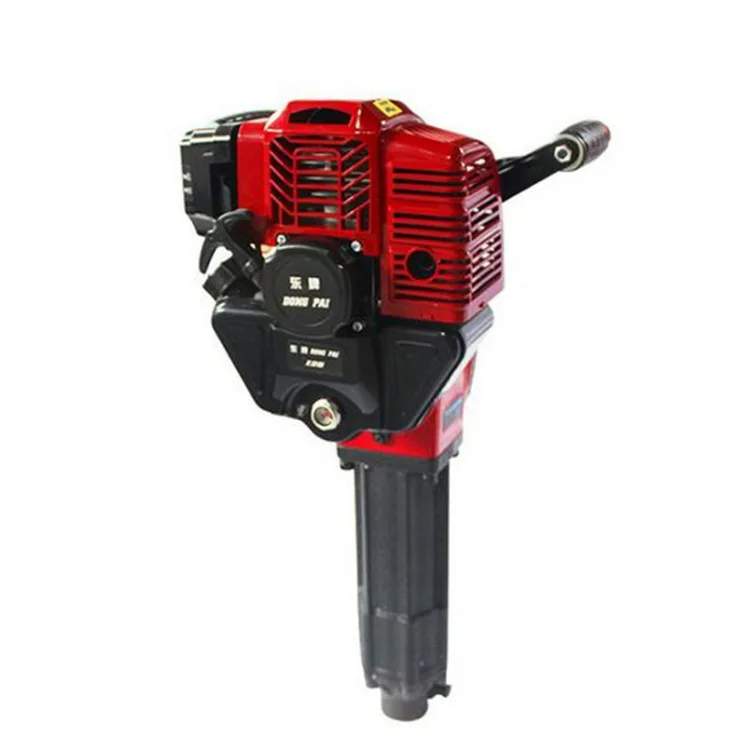 Portable Multi-functional 4 Stroke Petrol Tree Digger Gasoline Tamper Gas Powered Jack Hammer with Nine Working Tools