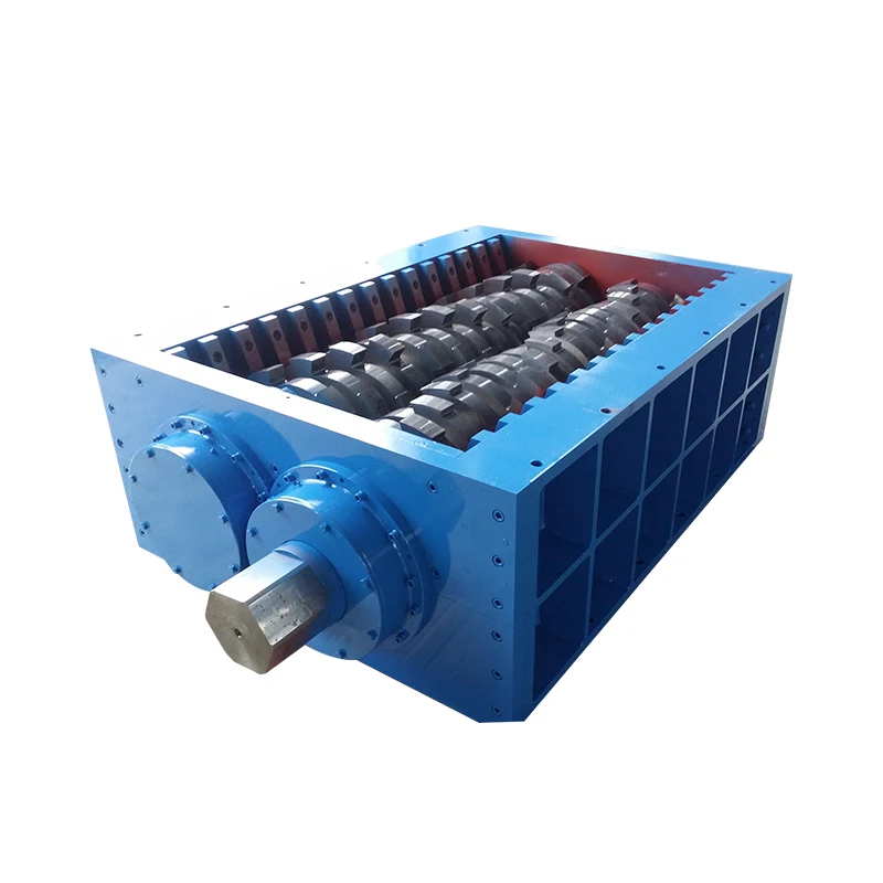 double shaft wood tire tyre plastic cardboard metal rubber shredder blade chamber box for sale blades for shredder
