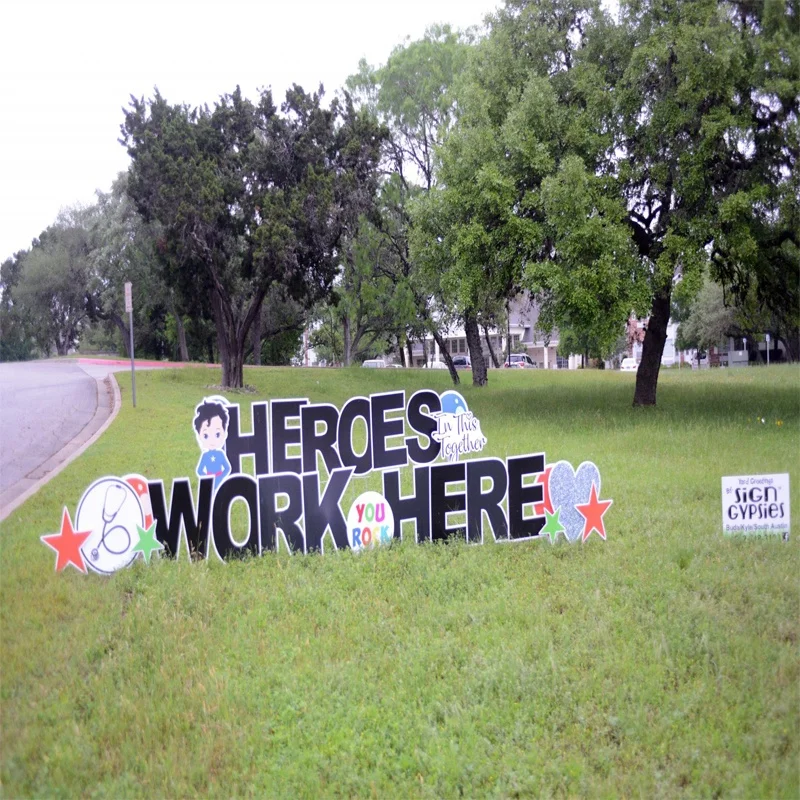 Outdoor Coroplast Advertising Yard Signs Real Estate Direction Signs Open House Arrow Signs With H Frames