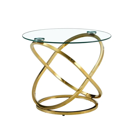 Modern Simple Electroplated Iron Tea Table High-End Fashion Full-Function Living Room Furniture