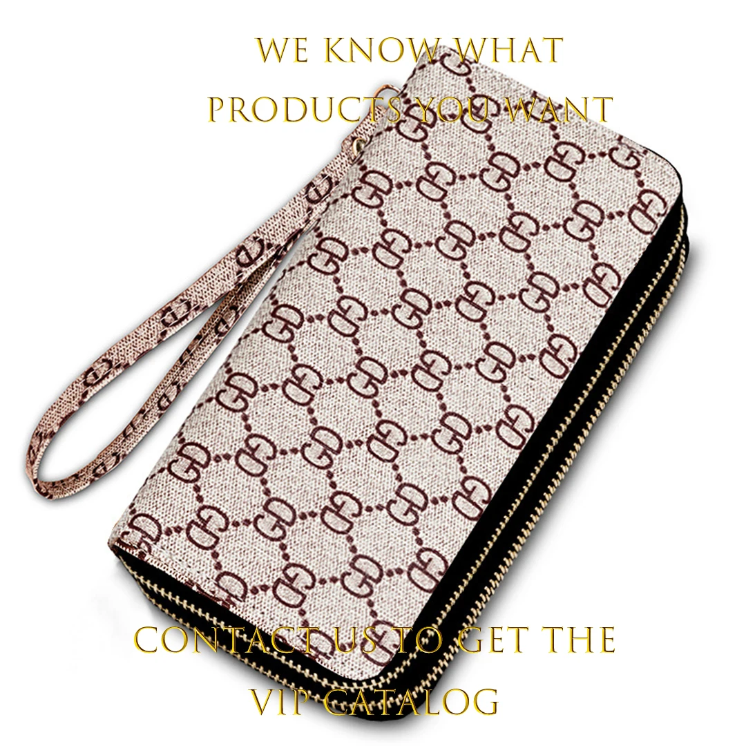 Wholesale Top Quality Luxury Famous Brands Purses Wallets Genuine Leather Double Zipper Double C G LX Designer Wallets