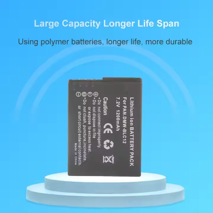 RingTeam DMW-BLC12 High Quality Rechargeable Camera Battery Full Decode for Pana sonic GX8 G85 FZ300 G5 G6 Camcorder Battery