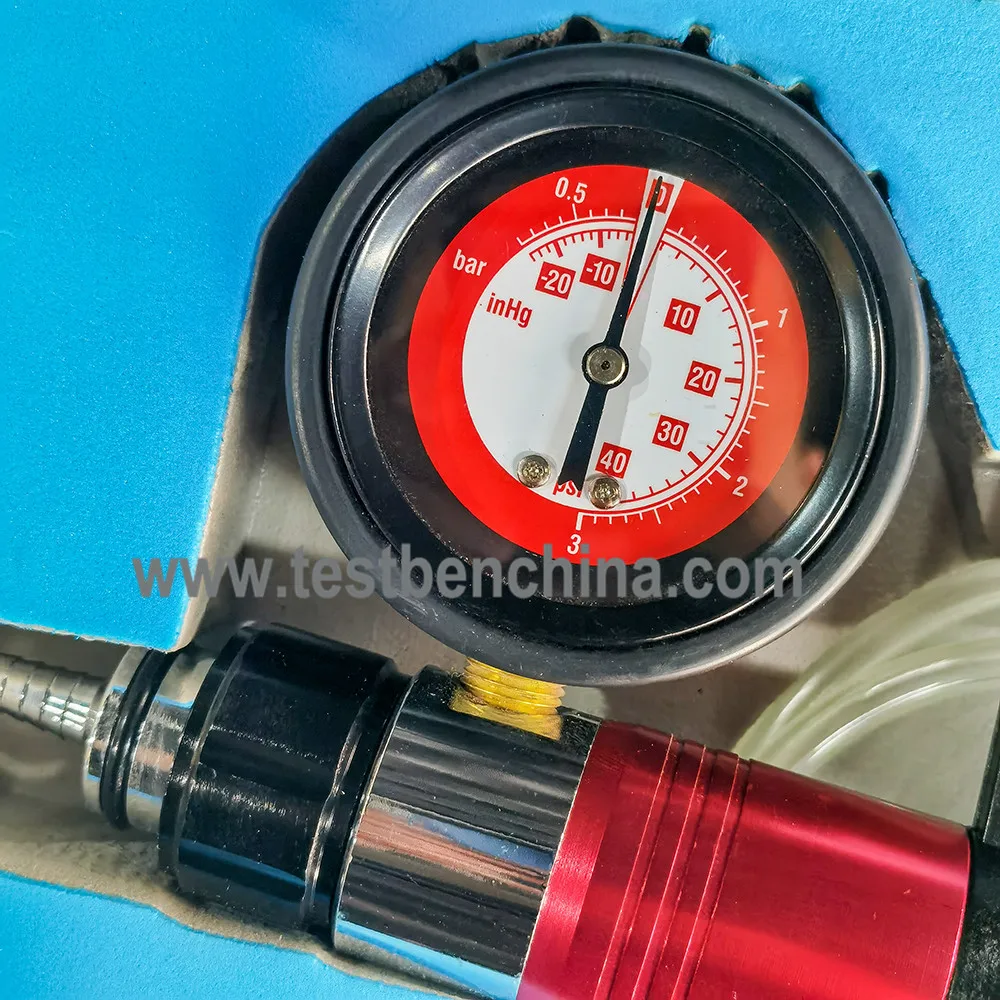 Common Rail Diesel Injector Valve Tightness Test Tools Pressure Control Valve Assembly Sealing Test Tool