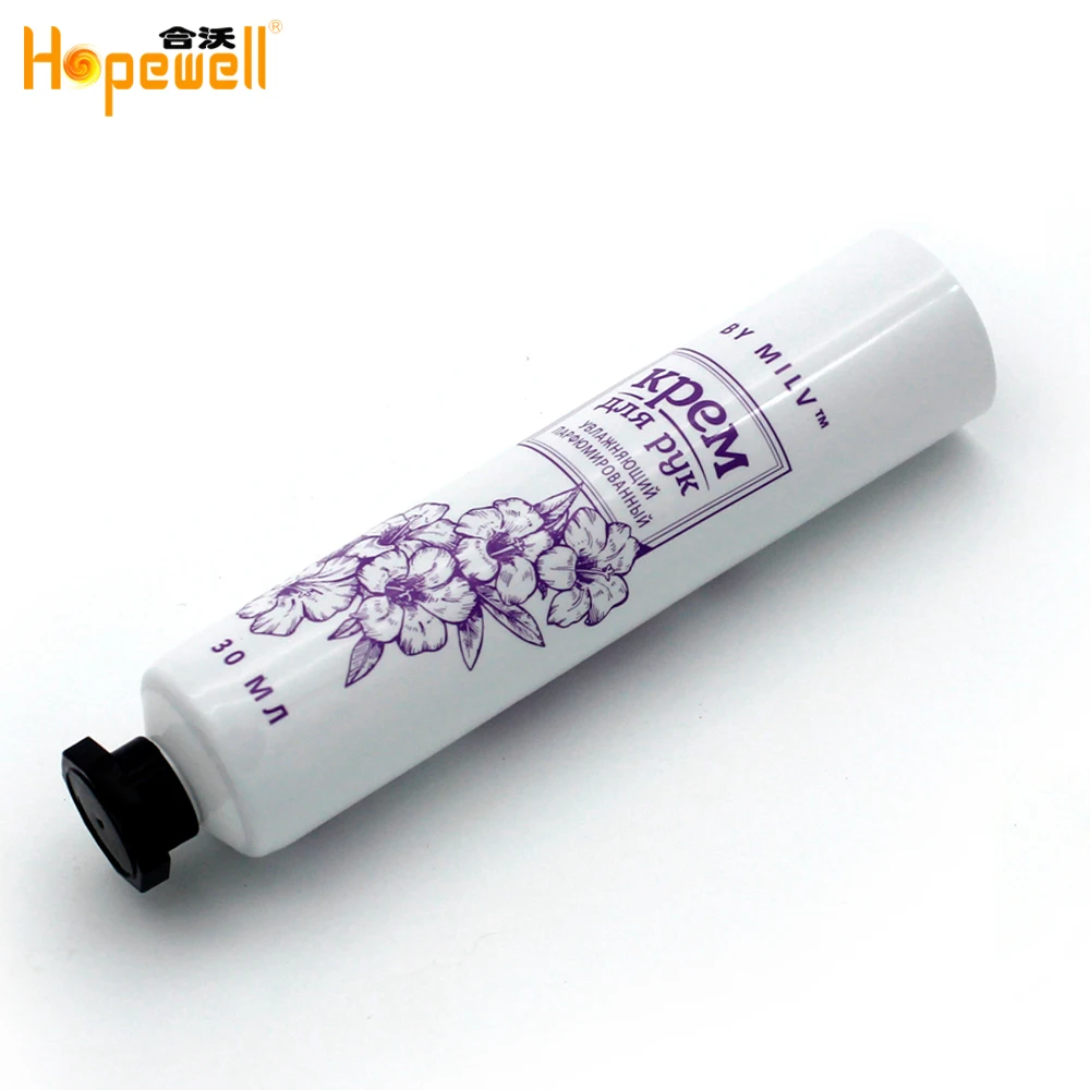 
Wholesale empty glossy soft sunscreen cream packaging tubes cosmetic aluminum laminated tube 