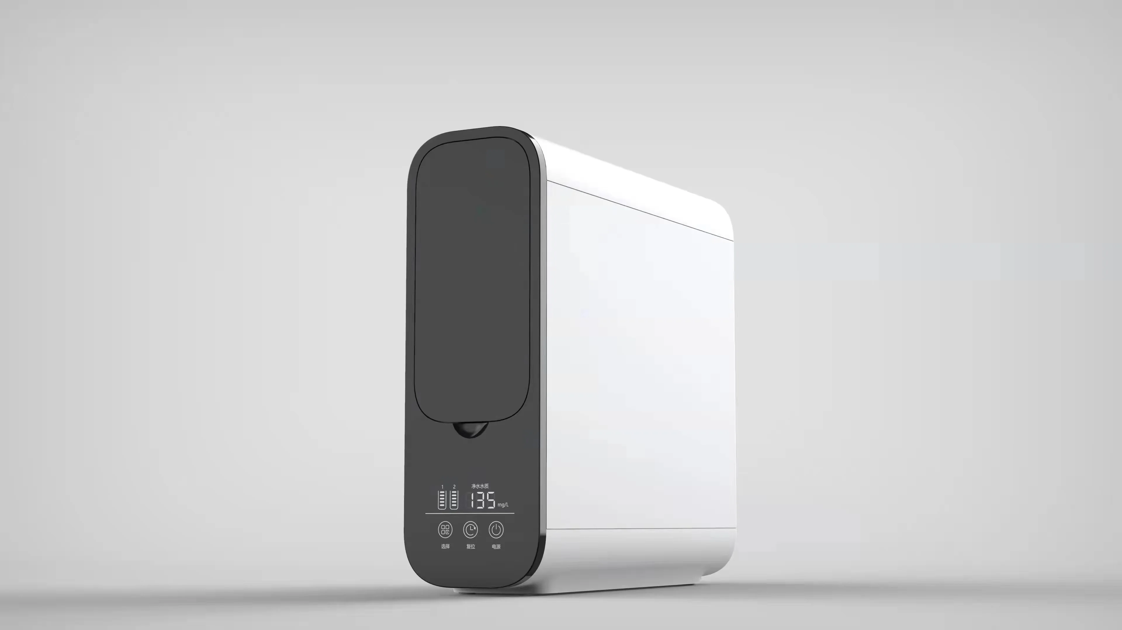 with display reverse osmosis water filter system for home drinking filtration machine ro