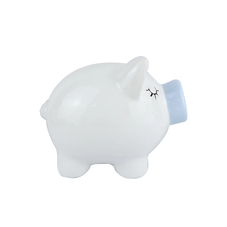 
Custom made ceramic coin piggy bank as souvenir 