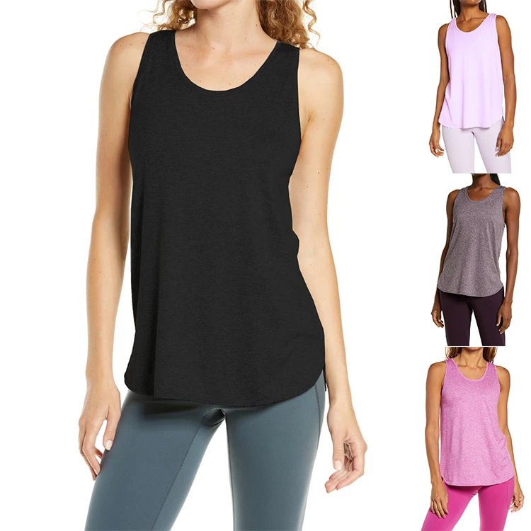 Custom Gym Tank Top Sweat-wicking Breathable women fitness tank top Sport Yoga Workout Tank Top