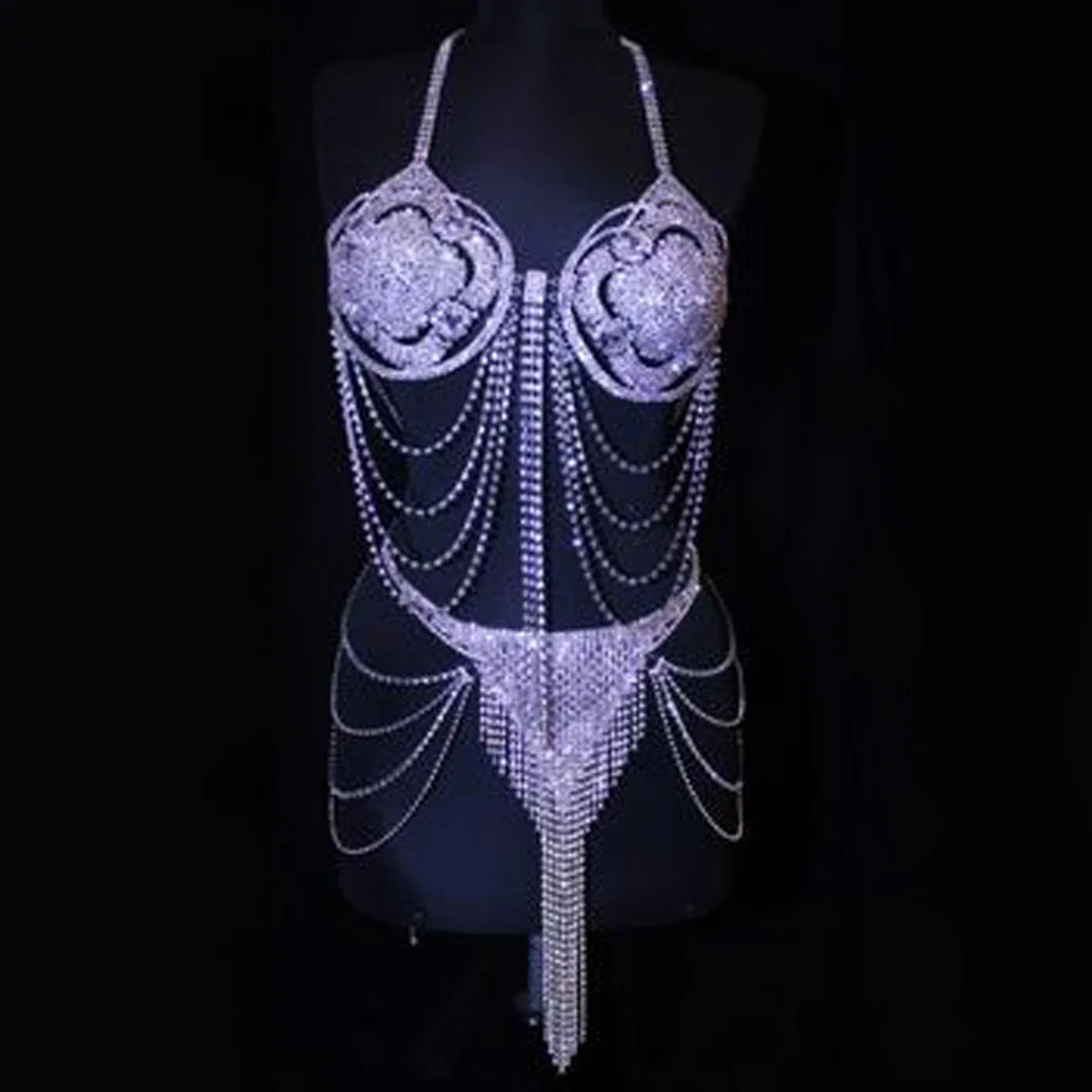 Sexy Hot Body Bikini Chain Design Cross Body Bag