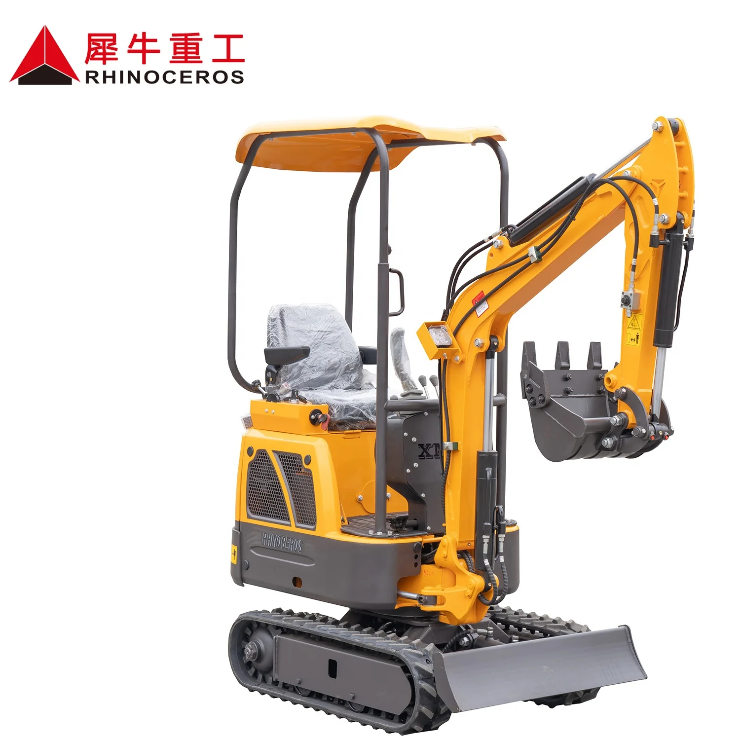 Rhinoceros 1.2 ton crawler excavator new excavator price for XN12 Euro V Emission Excavator swing boom