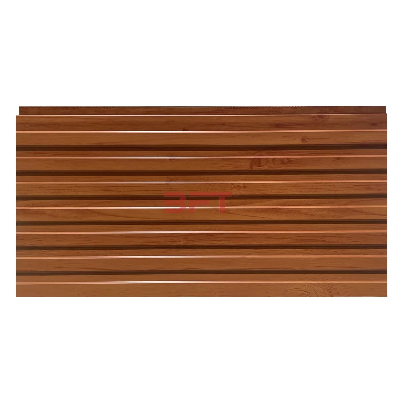 Easy Installation Embossed Wall Panels Wood Grain Wall Panels Polyurethane Sandwich Panels For Decorative