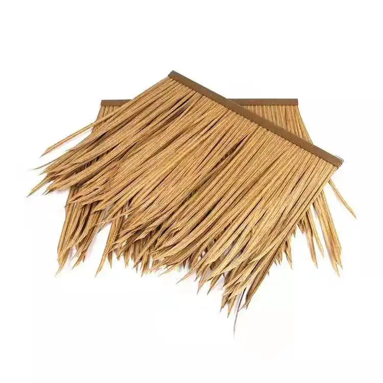 Canada Outdoor Thatched Tiki Umbrellas pvc Material top tent roof tile