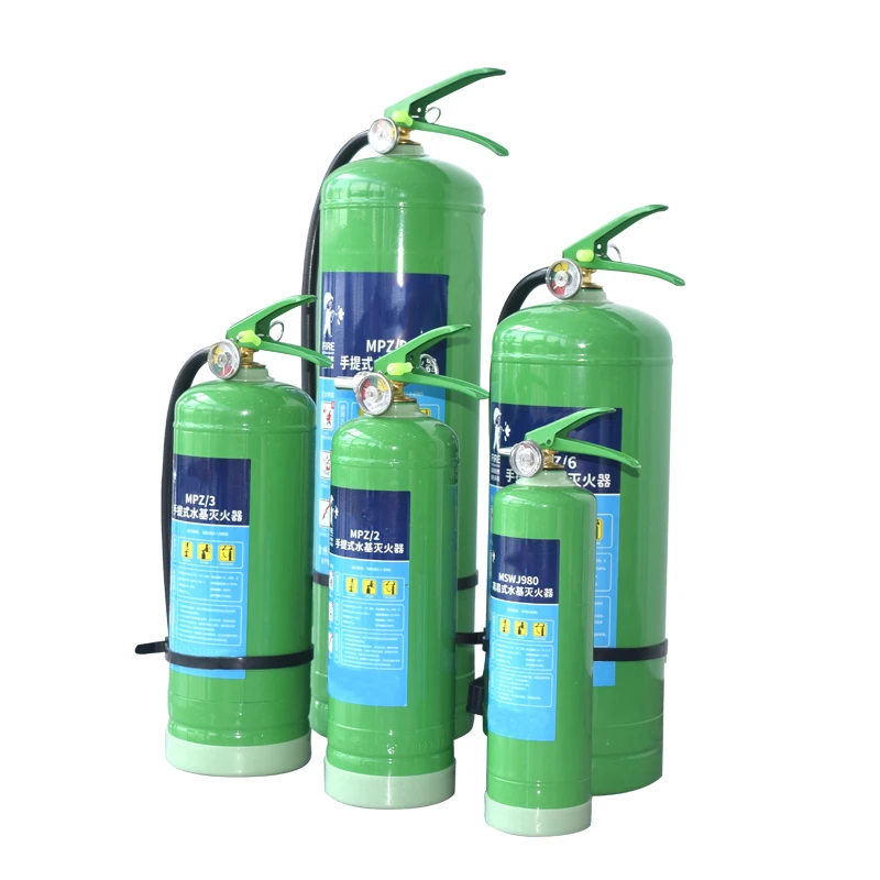 MSWJ980 Green fire extinguisher Car-mounted household fire certification water-based fire extinguisher