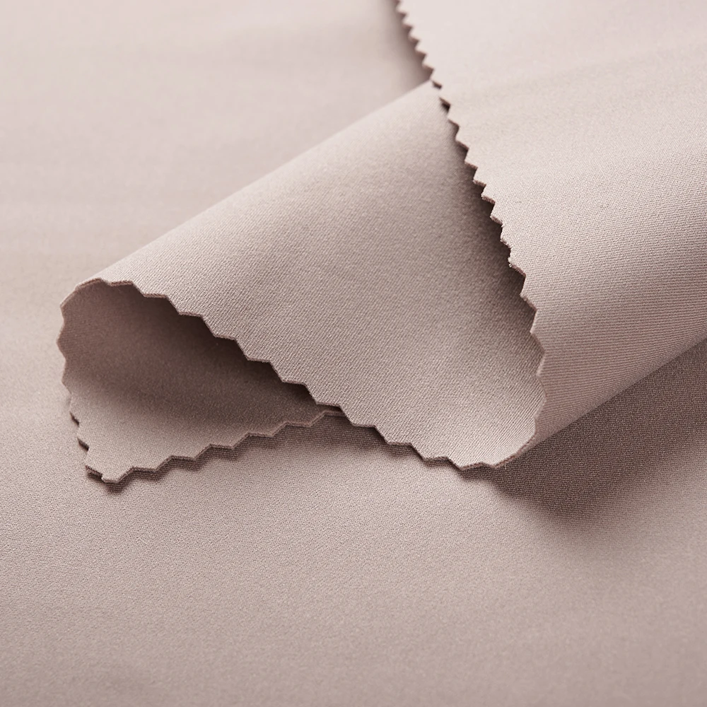 Customization  Eco-friendly spandex  High Stretch Breathable Recycled micro Interlock Fabric For Gym Yoga Wear and bar