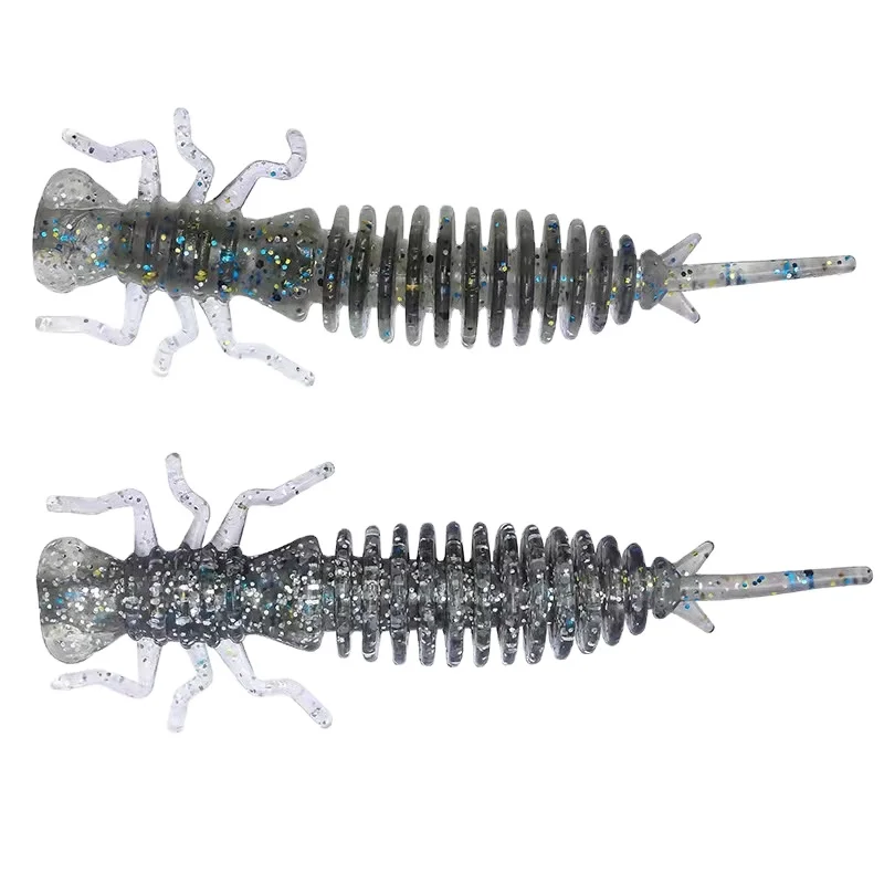 Byloo Pesca Тип личинка мягкие приманки насекомых 55 мм 75 10 Wake Peche pescal искусственные рыболовные senuelos Leur