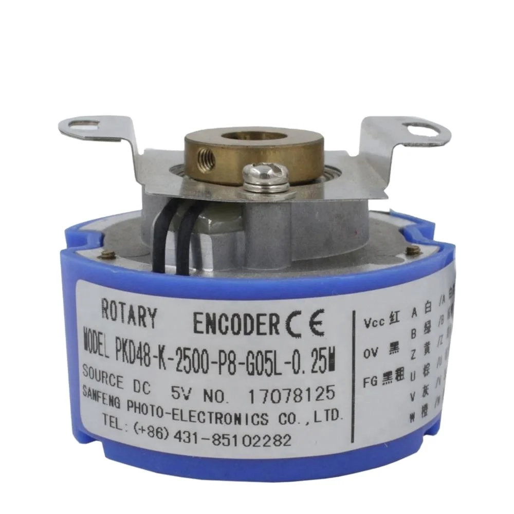 PKD48-K-2500-P8-G05L-0.25 8mm Hollow Shaft Roraty Encoder Sensor For Servo motor with 8 magnetic pole numbers