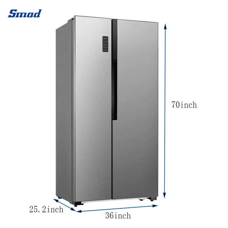 USA 18.4 Cuft No Frost Electronic Control  Side By Side Refrigerator