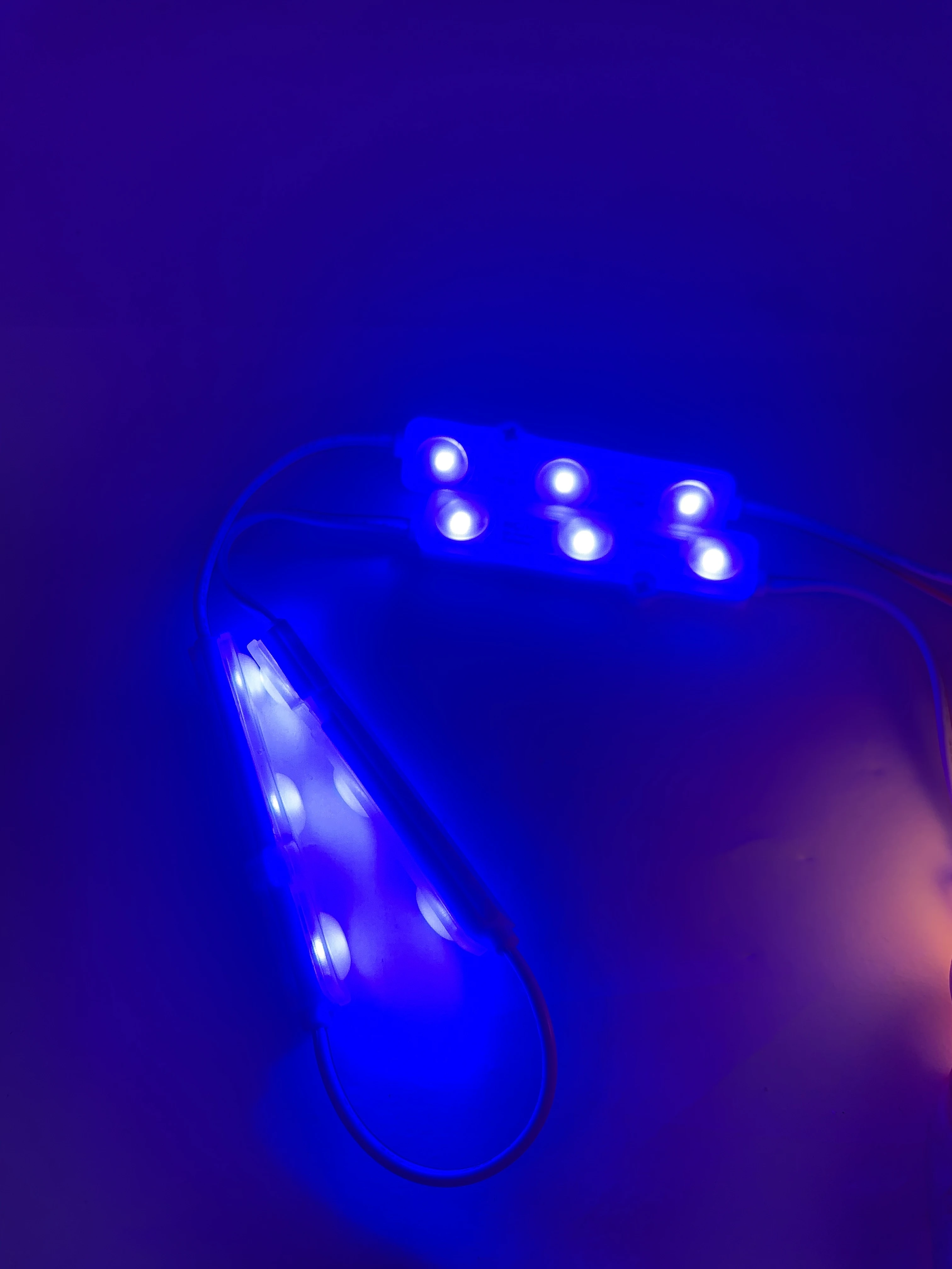 Ultrasonic Injection molding smd 5730 IP68 signage korea backlight lens led signage module 1.2w  LED Advertising Lights