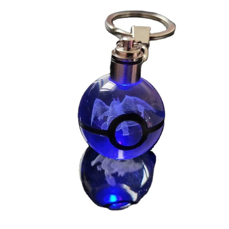 Дешево оптовая продажа Led с украшением в виде кристаллов, брелки для ключей, пользовательские 3d лазерная гравировка с феями на тему мультфильма с украшением в виде кристаллов брелок