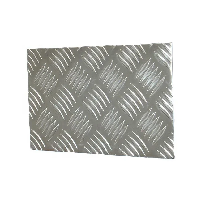 Factory Direct Sell  Anodized 5 bar Diamond Plate Aluminum Checkered Plate for Elevator Floor Truck Tool Box Cost Price