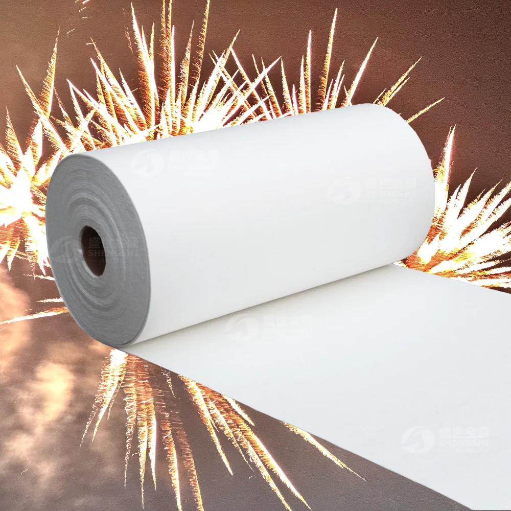 JINDING Factory directly hot-selling Customized 1260C 0.5-10mm Thickness Ceramic Fiber paper for industrial heat insulation