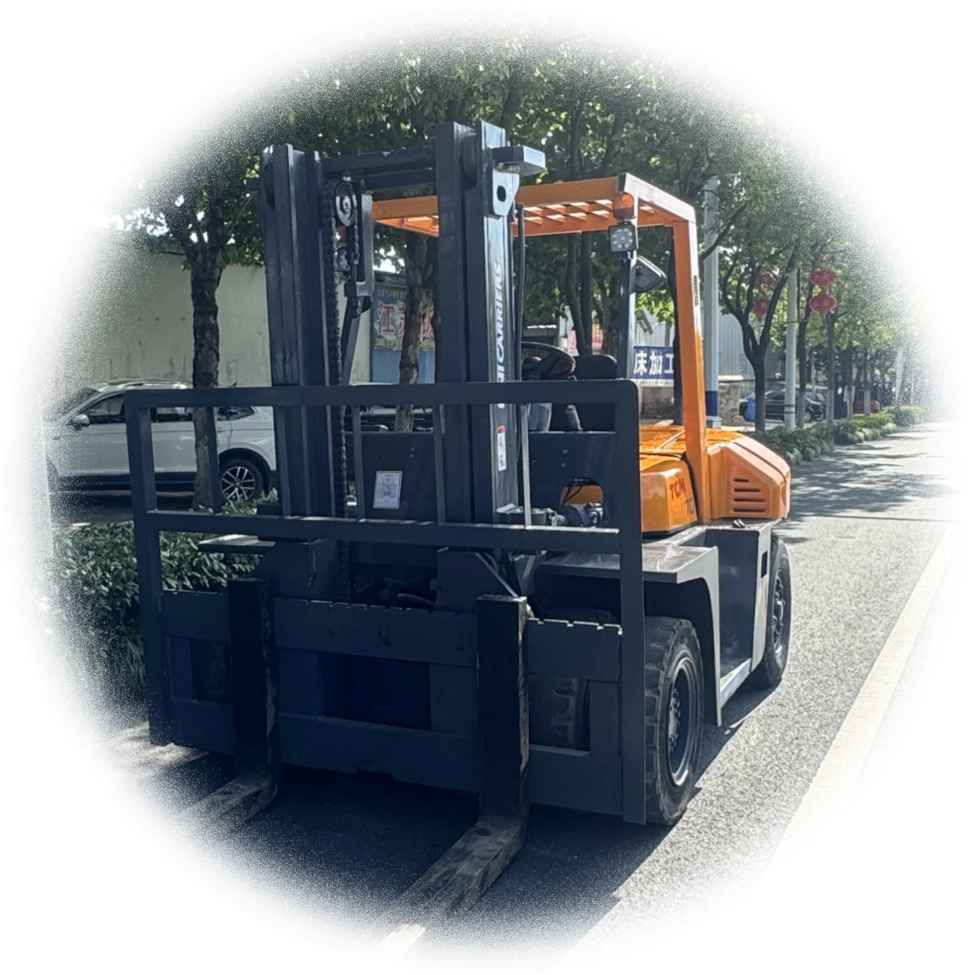 High quality Second Hand 7 ton TCM forklift used FD70 japan made used tcm