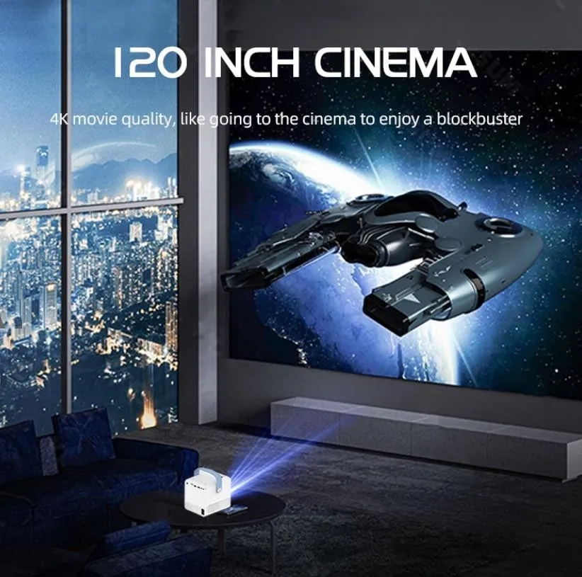 Anxin op01 smart mini projector 4k portable home theater Android wifi wireless proyector most selling product in alibaba