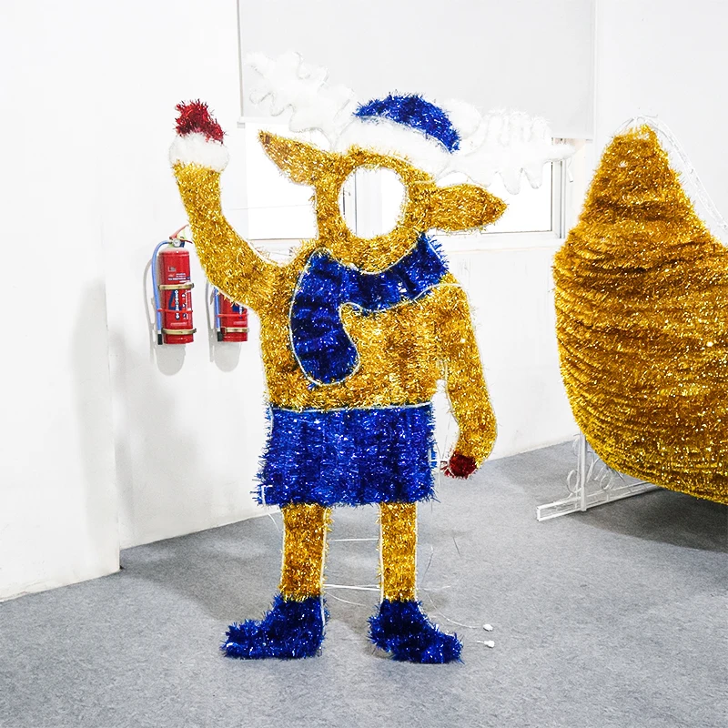 LED Photocall Photo Frame light Christmas Light Up Decoration 2d Motif Light