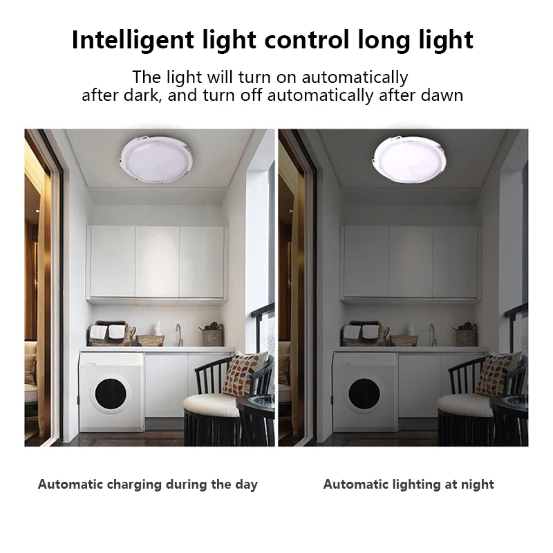 High Quality Solar Ceiling Light Modern home Remote Control Indoor 50w 100w 200w Solar LED Ceiling Light Led Solar Light