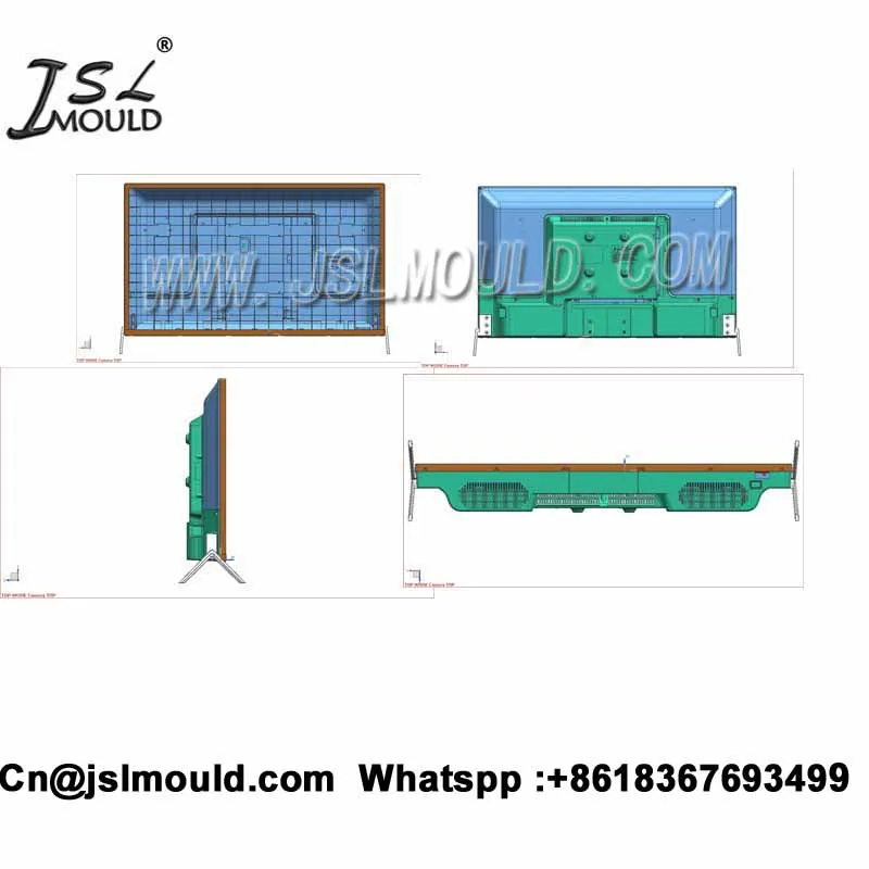 Taizhou Experienced LCD TV plastic case mould,LED TV back cover plastic parts injection mold manufacturer manufacturer