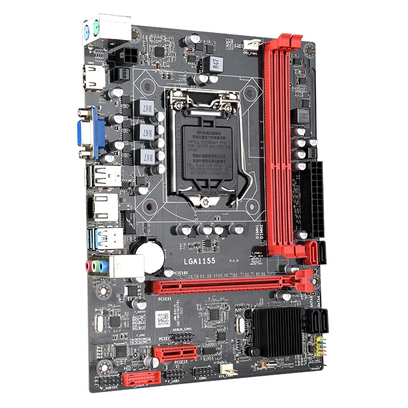 Дешевая цена ddr3 B75 чипсет lga1155 игровая настольная материнская плата для продажи