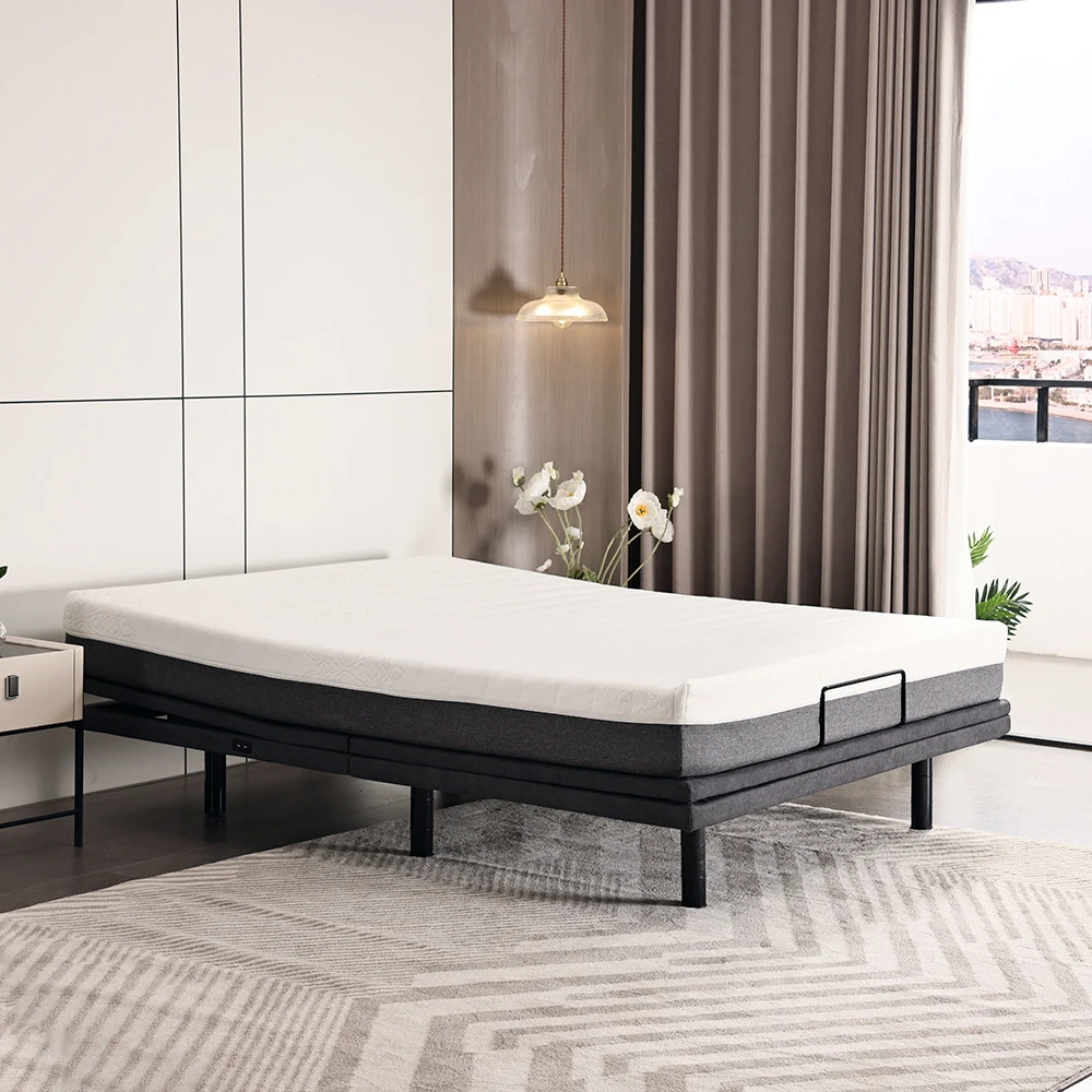 Meisemobel USA stock dropshipping split king adjustable bed frame king size electric adjustable bed base bedroom adjustable sale