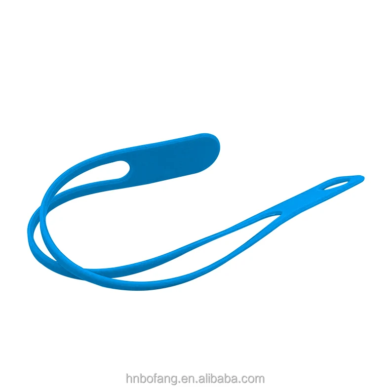 Colorful High Temperature Resistant Custom Elastic Silicone Rubber Bands with Buckle