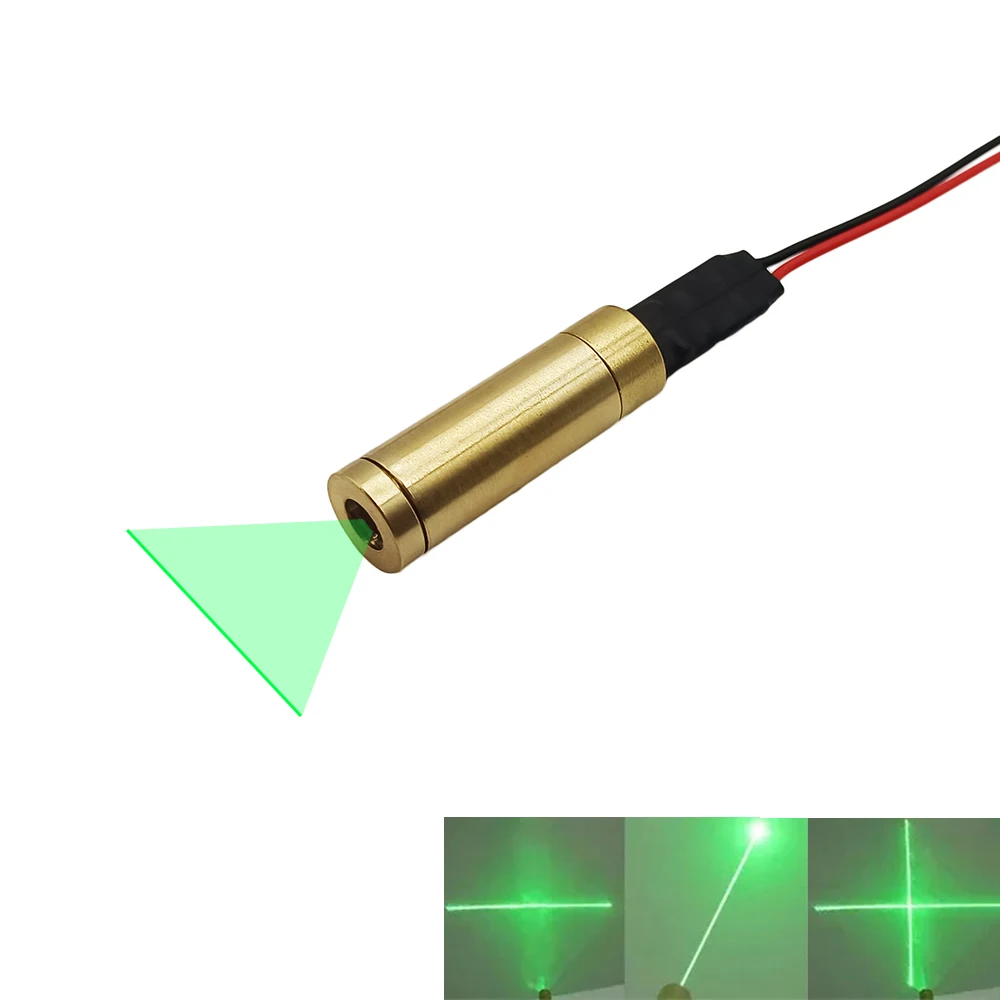 XinLand Green Line Laser Module 520nm 5mw Mini Laser Diode Module Dot Line Crosshair Laser Diode