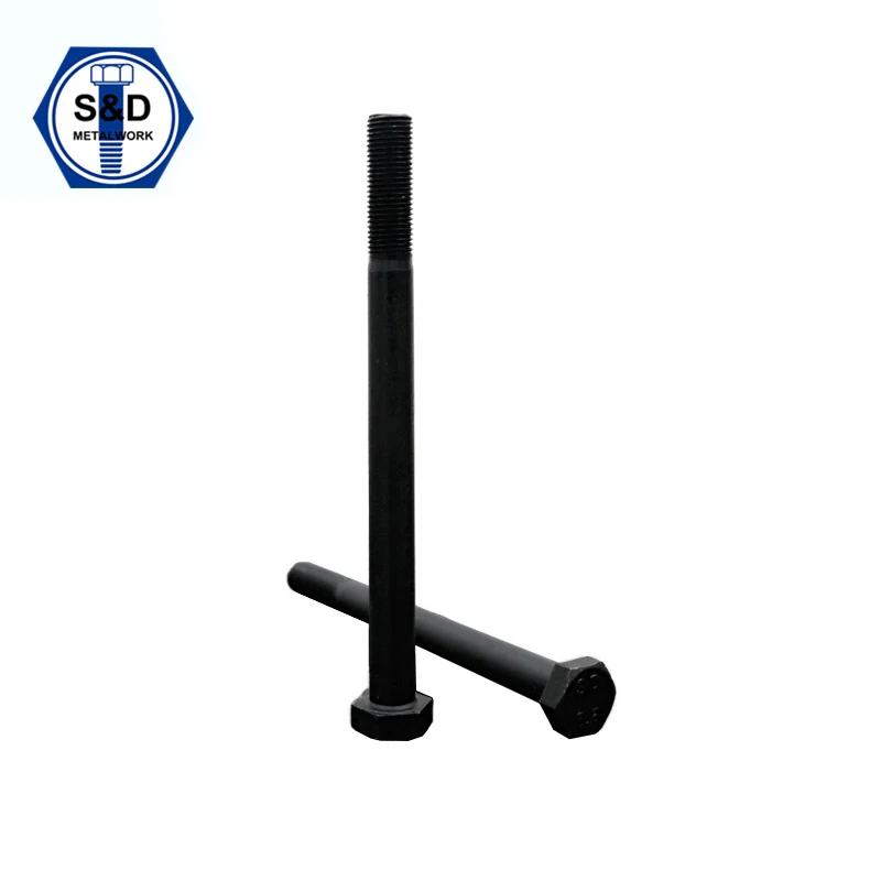 M30 hex bolt and nut hex head bolt DIN 931half thread bolt