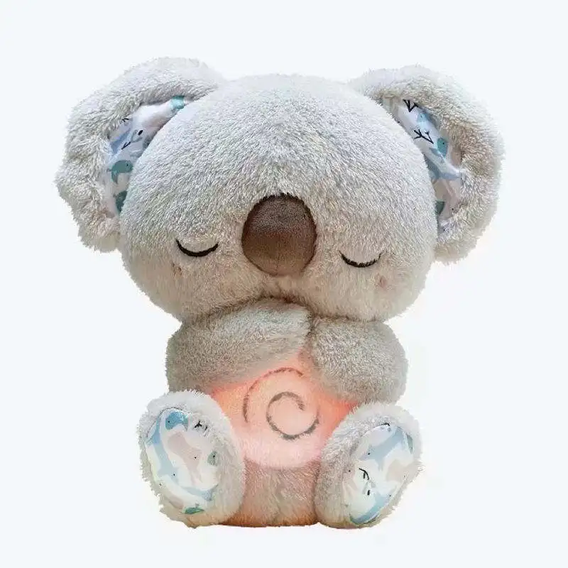Leemook hot sale children plush toys babies koala stuffed animal plush sleeping toy with music