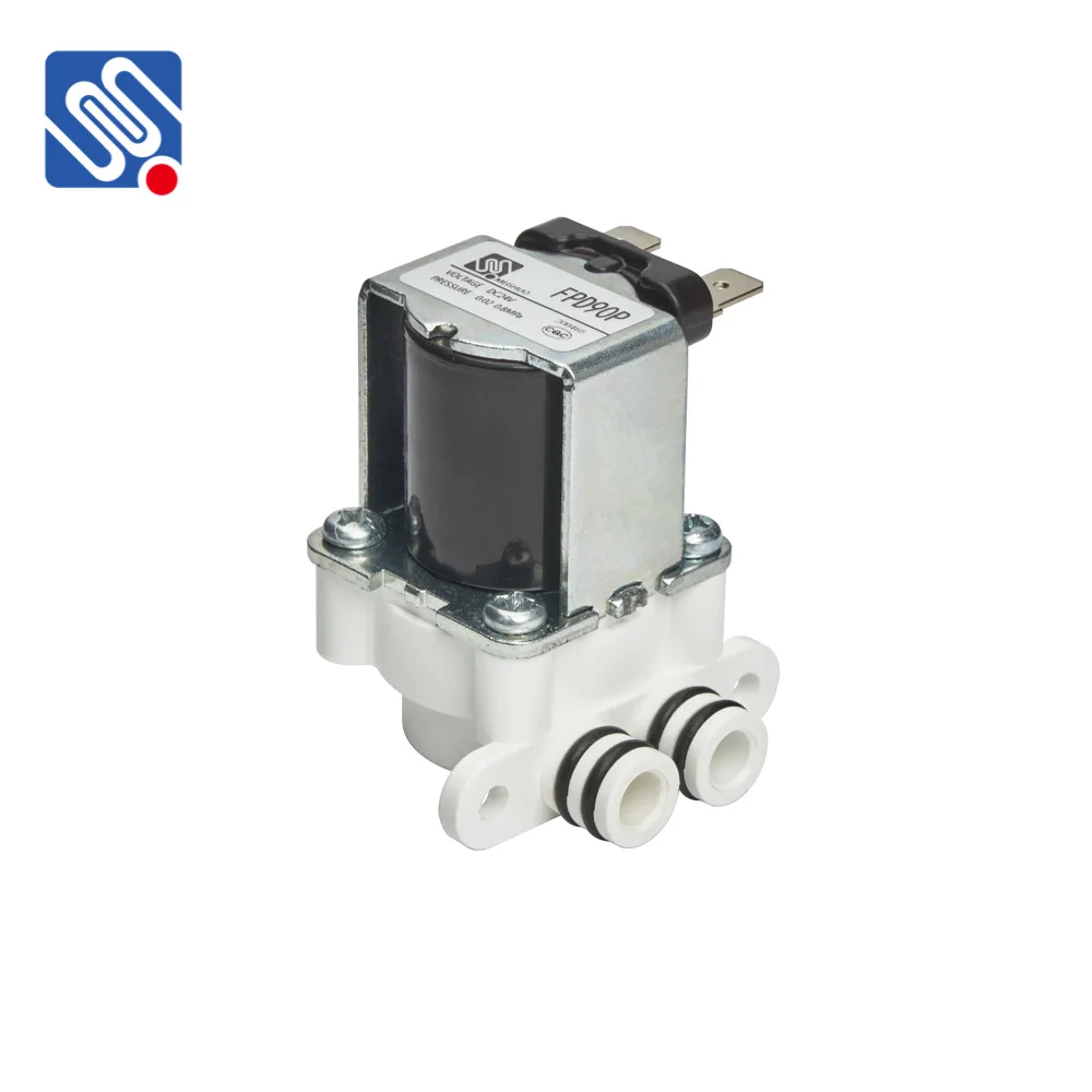 MEISHUO FPD90P electromagnetic valve DC 12V 24V AC220V normally closed inlet solenoid valve for water purifier high pressure