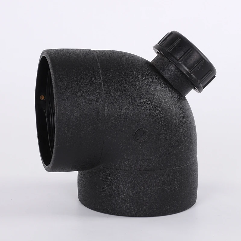 same floor  PE fittings Electric fusion 90  degree elbow with door