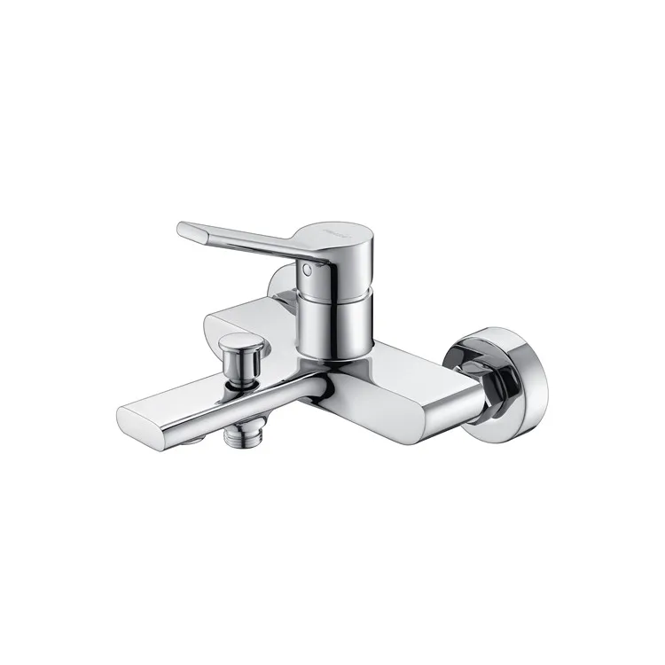 Sanitary Ware Wall Mounted Resist Corrosion Single Handle Bath and Shower Mixer Bathroom Faucets Taps