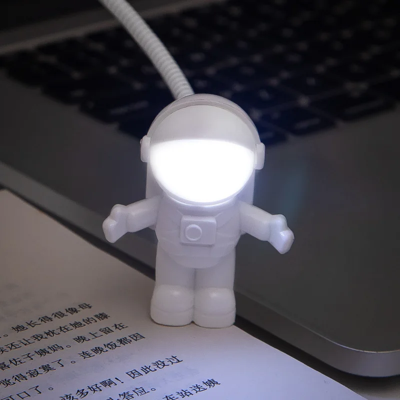 Мини USB астронавт Регулируемая яркость клавиатура ночник для