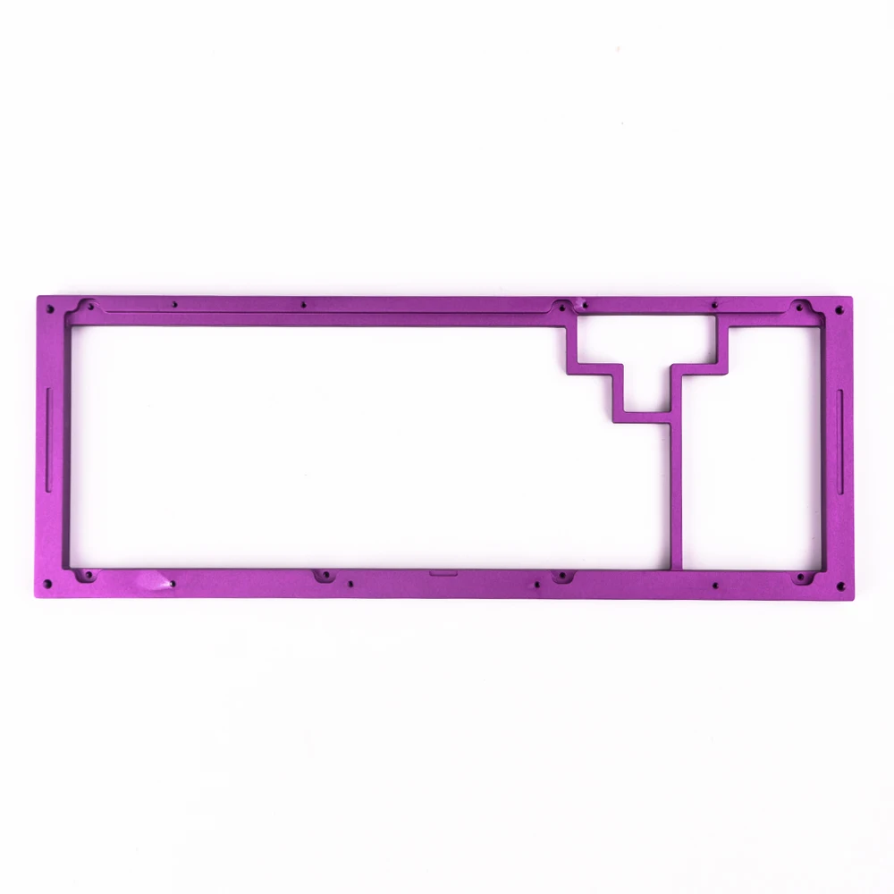 Oem Precision Cnc Turning Aluminum Flange Purple/Violet Anodized Aluminum Part