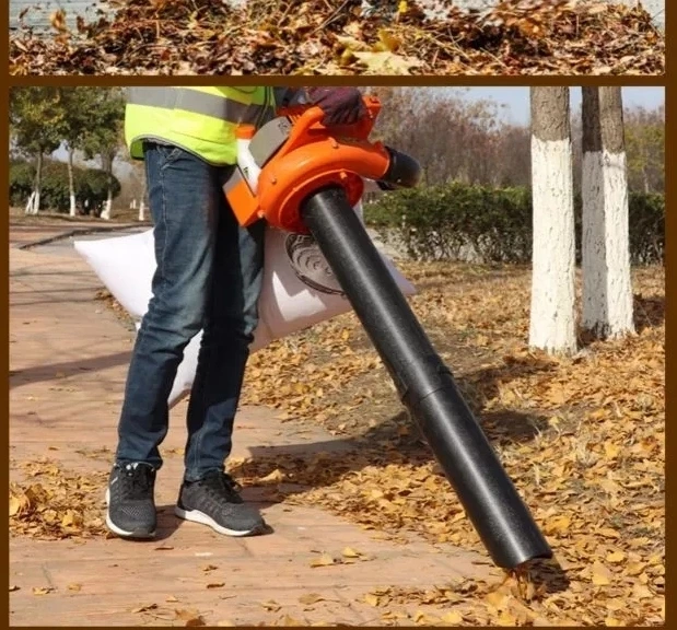 Portable gasoline blowing and sucking machine high power leaf weed cleaning dust