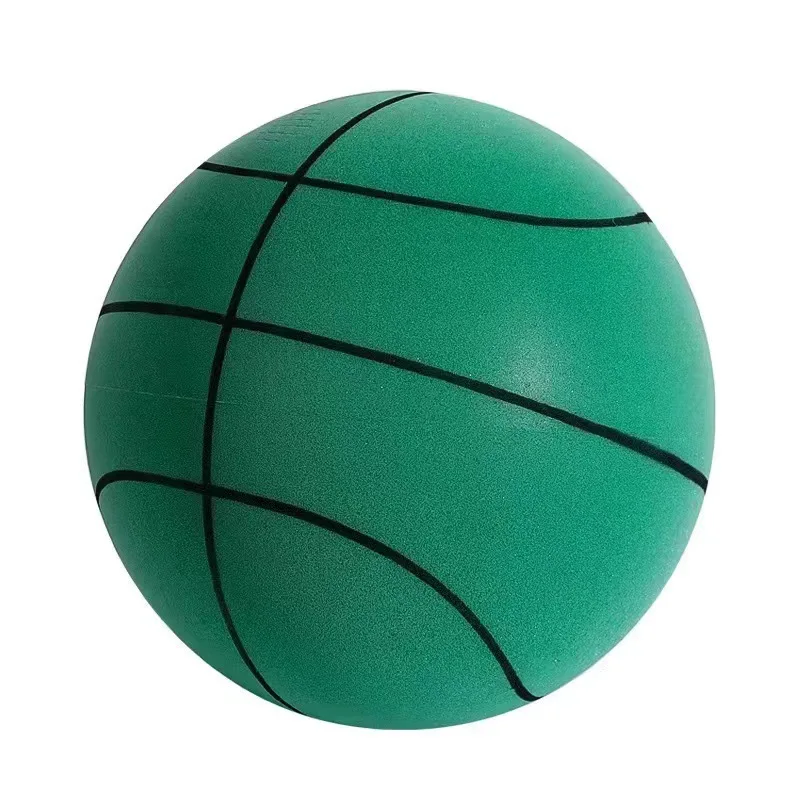 High-Elastic Mute Basketball for Kids Indoor Training Sponge Ball with Decompression & Anti-Rapping Features