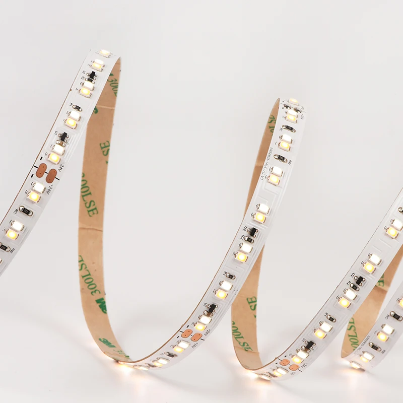 High Quality SMD2835 LED Strip DC24V Dim to Warm LED Strip Light 4000k 1800k CE ROHS UL Home Room Lighting for Indoor Decoration