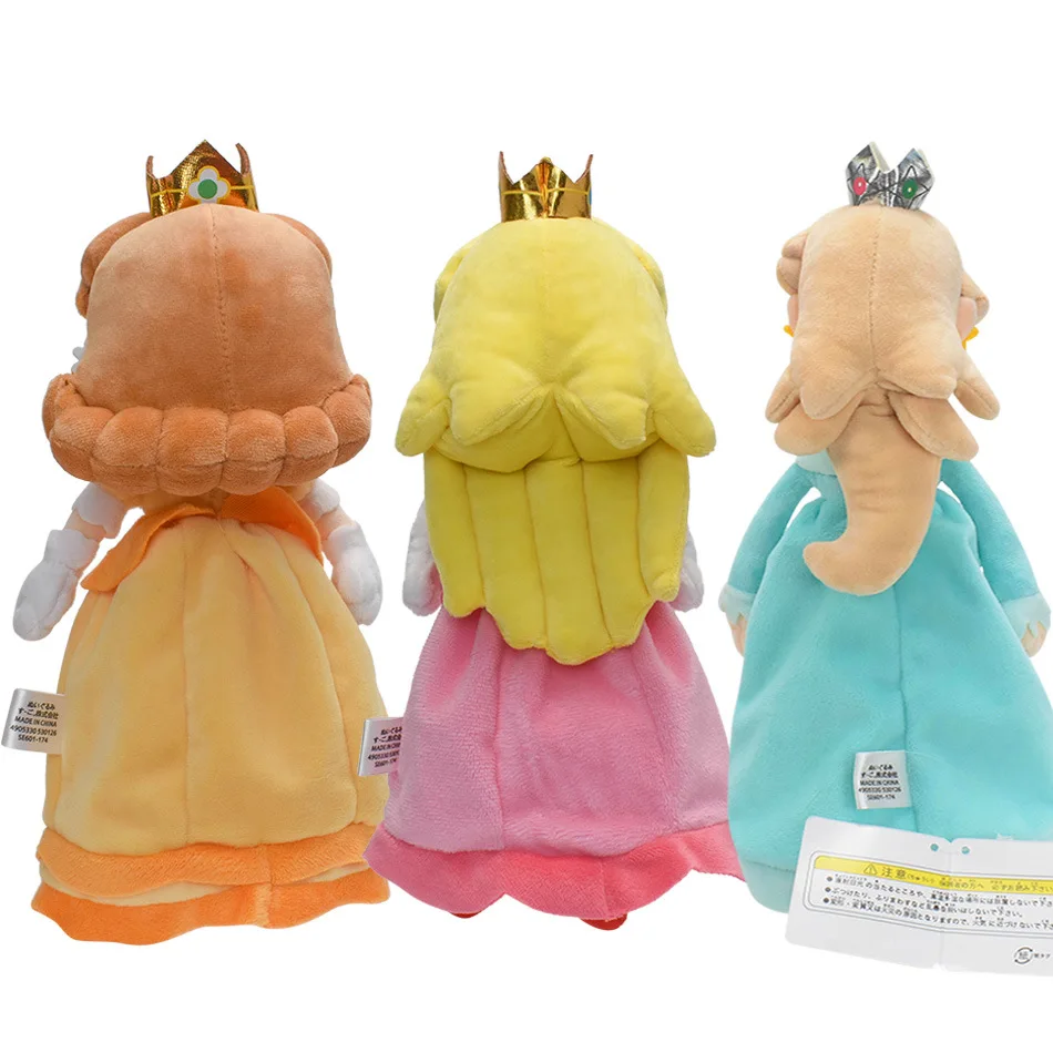 Mario  Princess Rosalie Peach Princess Toys Stuffed Anime Figure Luigi Mario Game Character Plush Toy